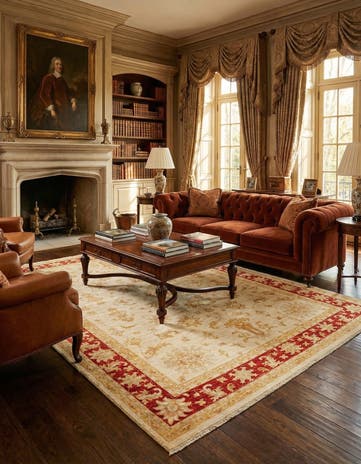 6' 9 x 9' 5 Ziegler Wool Rug