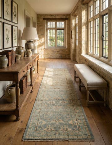 2' 5 x 10' 7 Ghazni Diyar Runner Rug