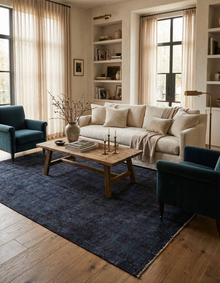 Detail image of 9' 4 x 11' 4  Hand Knotted Ultra Vintage Persian Wool Rug