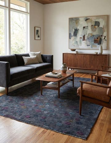 5' 10 x 8' 1 Hand Knotted Darya Wool Rug