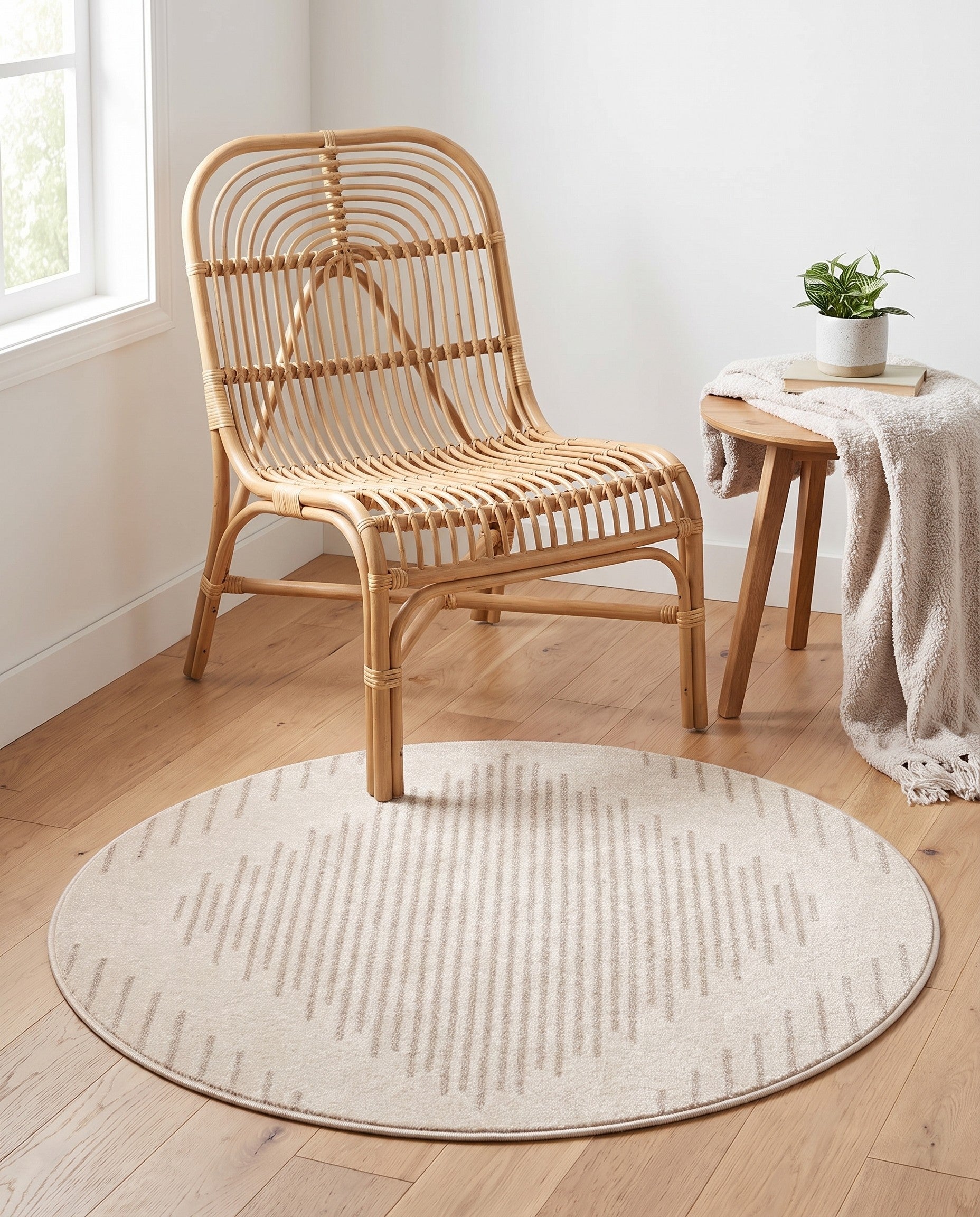 3' x 3' Contour Round Rug
