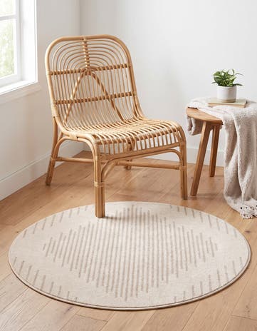 3' x 3' Contour Round Rug