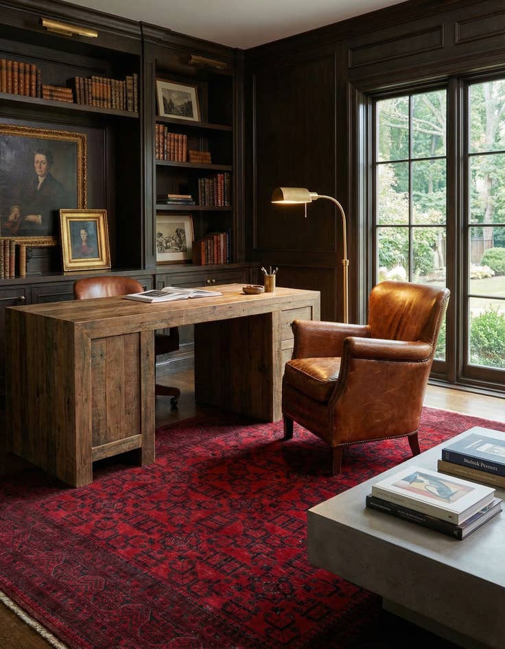 Detail image of  6' 7 x 9' 6 Khal Mohammadi Wool Rug