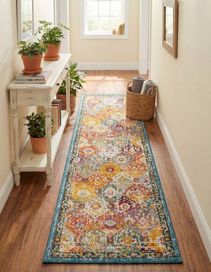 Detail image of 2' 7 x 10' Carrington Runner Rug