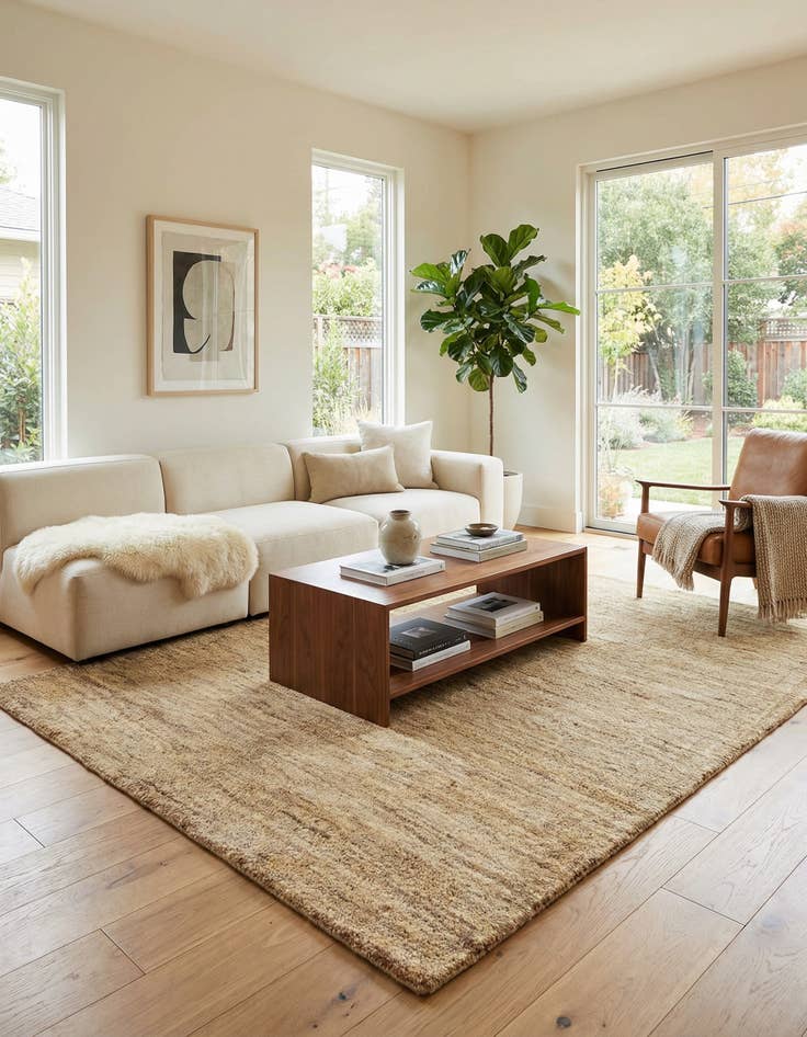 Detail image of 5' 8 x 7' 9  Hand Knotted Kashkuli Gabbeh Wool Rug