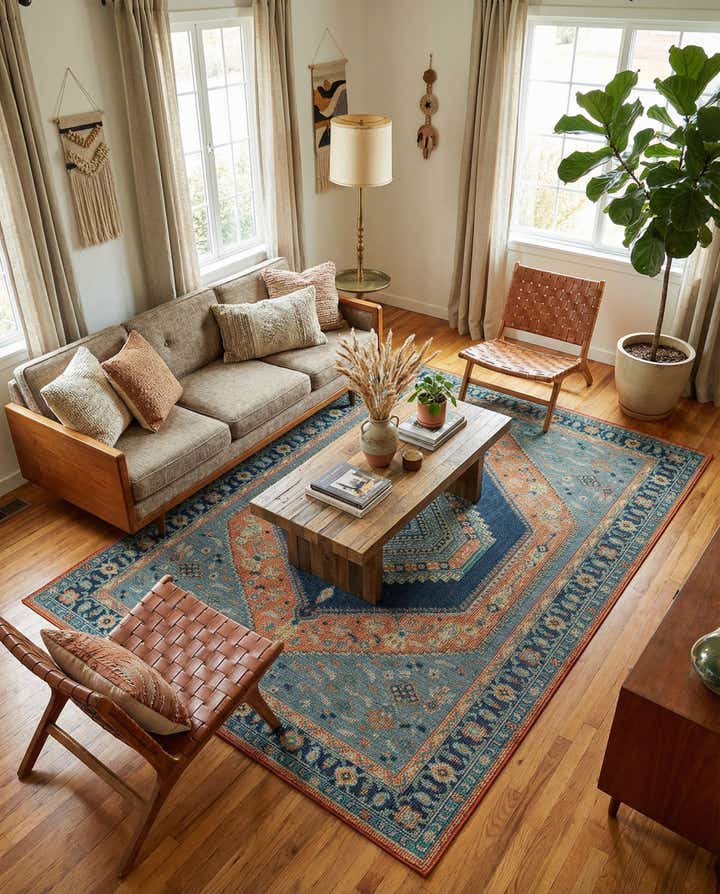 6' x 9' Easy-Clean Baja Indoor / Outdoor Rug