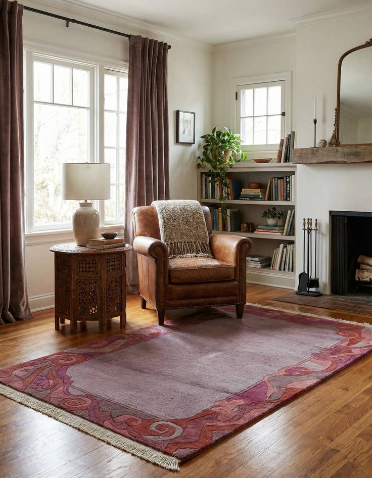 Detail image of  3' 1 x 5' 3  Hand Knotted Tibet Wool Rug