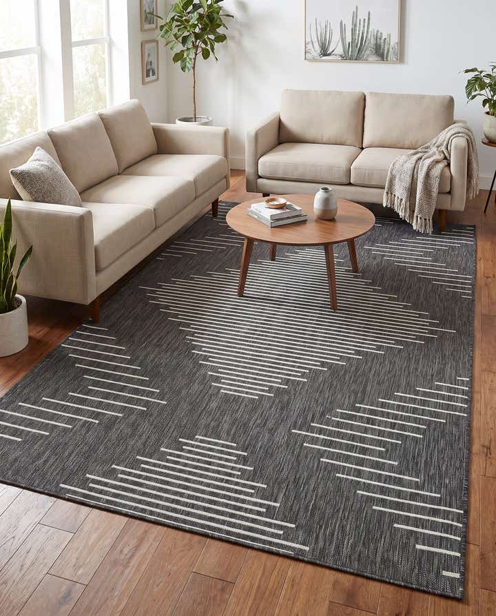 185cm x 275cm Facile à nettoyer Modern Tapis Intérieur / Extérieur