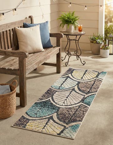 2' x 5' Easy-Clean Casablanca Indoor / Outdoor Runner Rug