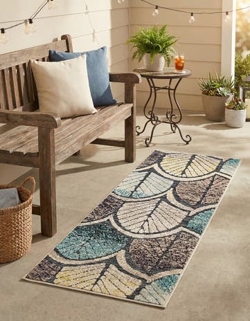 2' x 5' Easy-Clean Casablanca Indoor / Outdoor Runner Rug