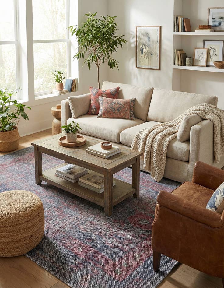 Detail image of  4' x 6'  Washable Sisu Rug