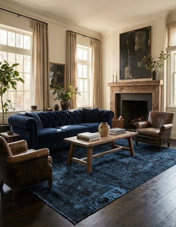 6' 7 x 10' 4 Hand Knotted Ultra Vintage Persian Wool Rug