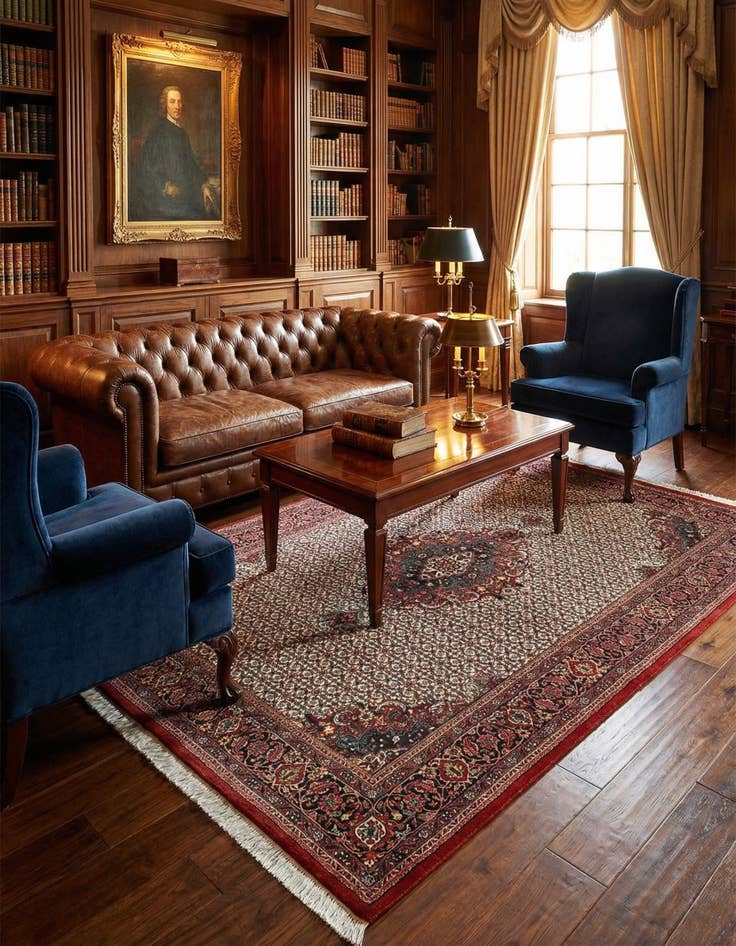 Detail image of  5' x 6' 8 Bidjar Rug