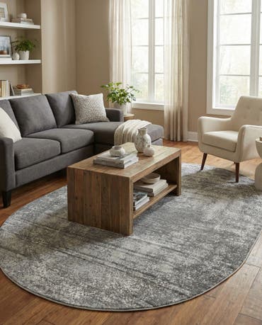  7' 10 x 10' Oregon Oval Rug