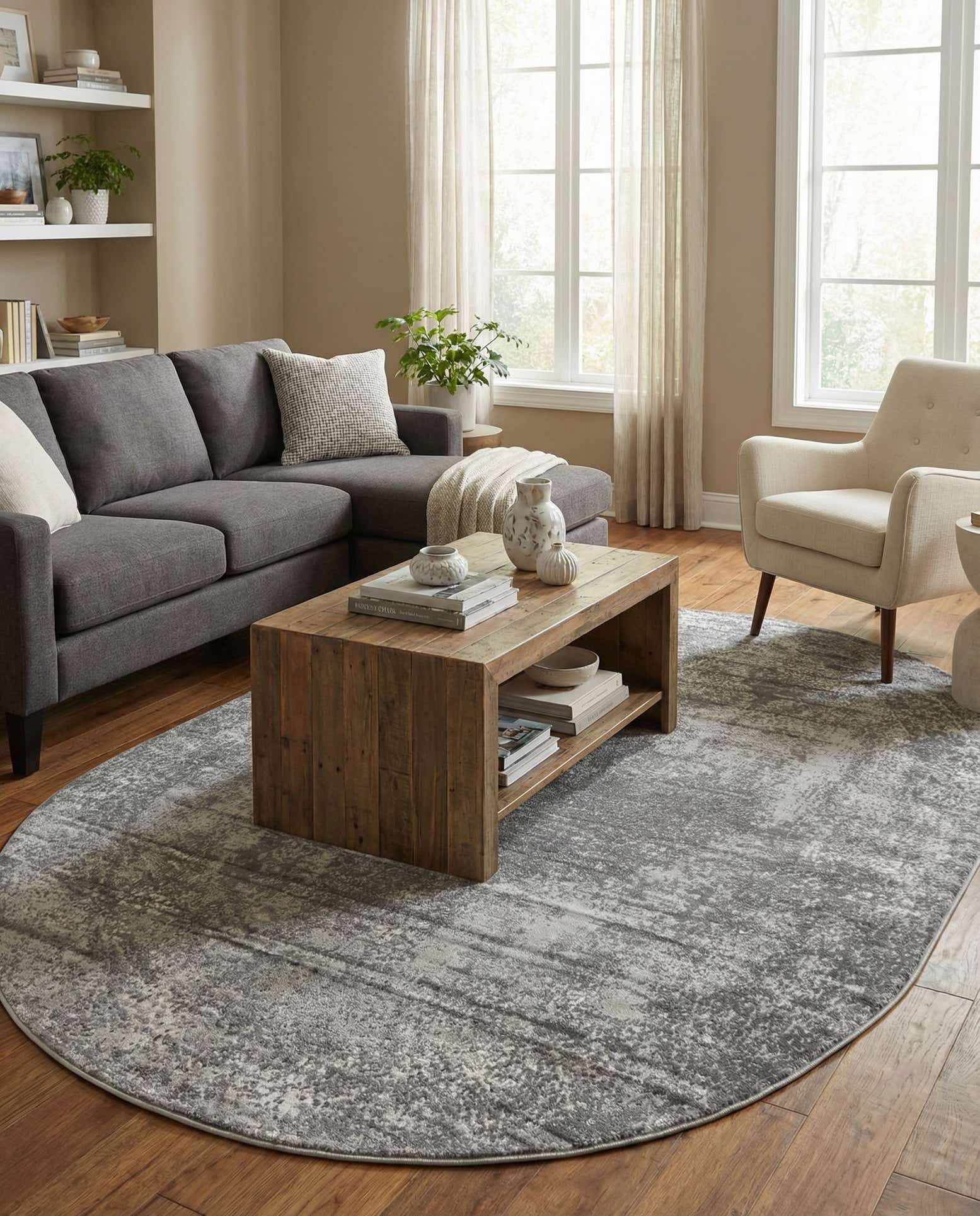 7' 10 x 10' Oregon Oval Rug