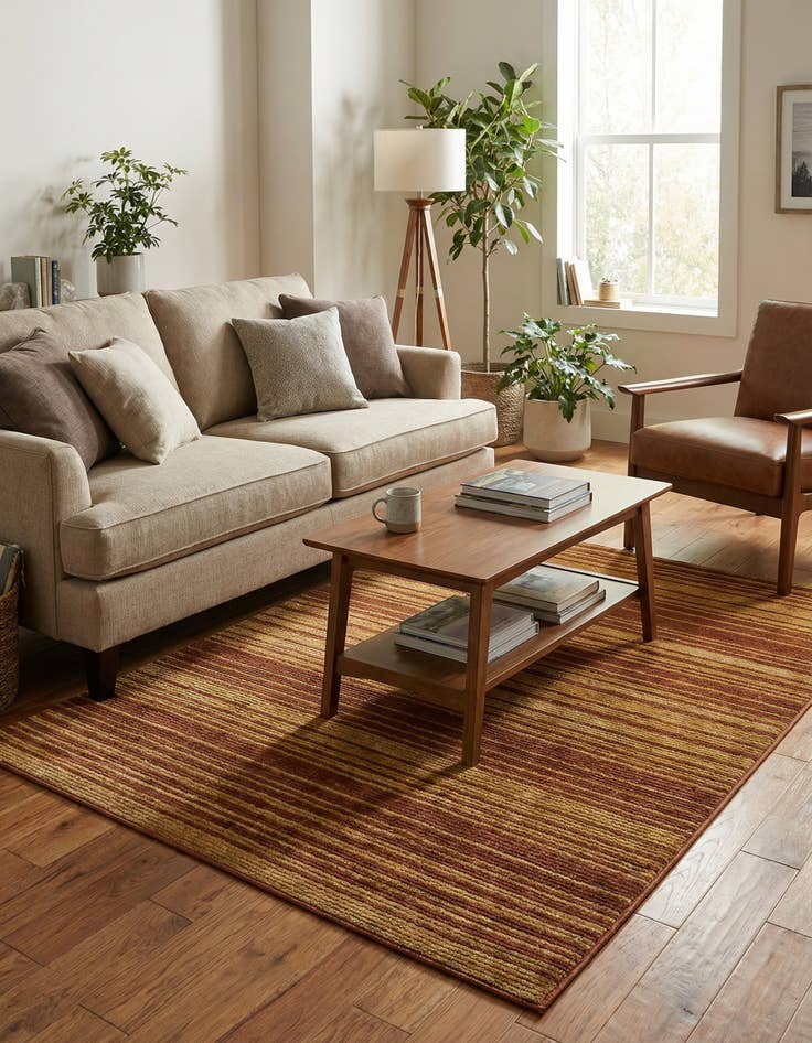 Detail image of 5' 3 x 7' Gemstone Rug