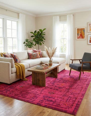 9' x 12' 2 Washable Fleur Rug