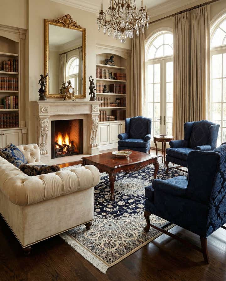 5' 1 x 7' 9 Hand Knotted Nain Rug