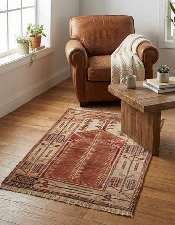 2' 8 x 4' 3 Hand Knotted Fars Wool Rug