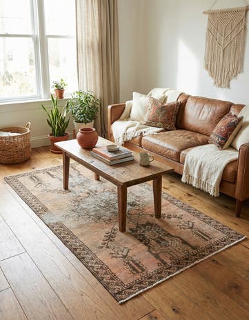 3' x 5' Hand Knotted Ultra Vintage Persian Wool Rug