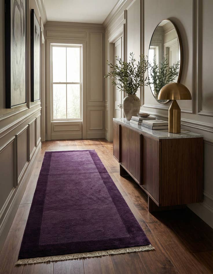 Detail image of 2' 7 x 13'  Hand Knotted Darya Runner Rug