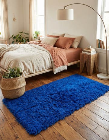 3' x 6' 6 Hand Knotted Moroccan Wool Runner Rug