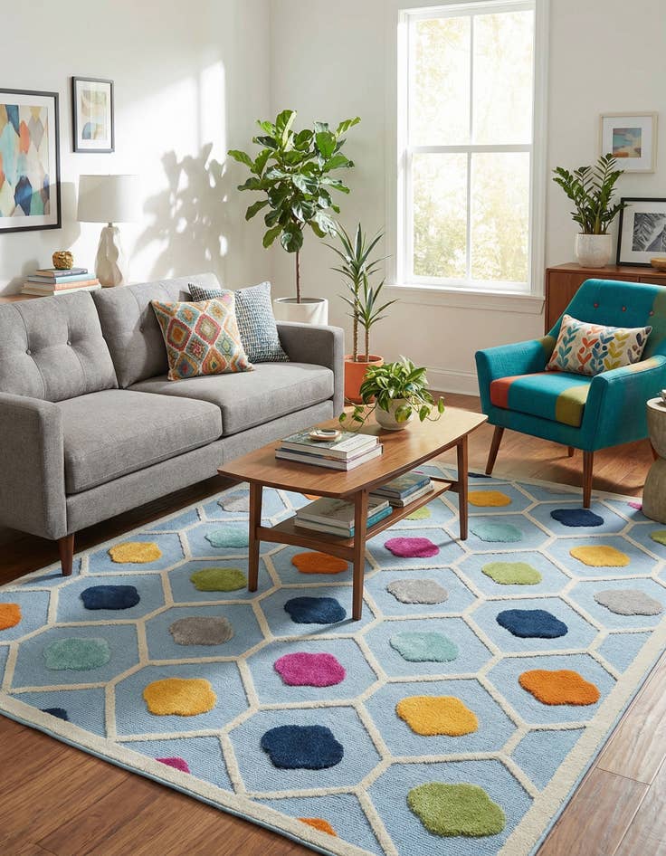 Detail image of  7' x 10'  Washable Aruba Indoor / Outdoor Rug