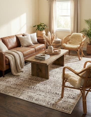 Chocolate Brown Hermitage Rug