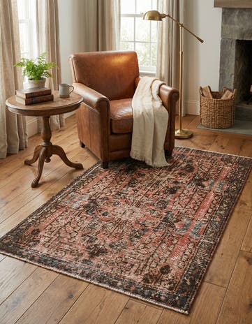 3' 3 x 5' 1 Hand Knotted Ultra Vintage Persian Wool Rug