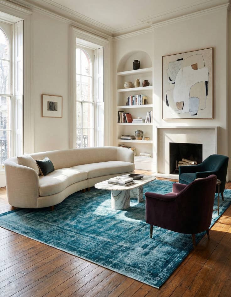 Detail image of 9' 6 x 12' 6 Vintage Royal Wool Rug