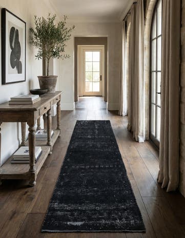 2' 8 x 8' 5 Hand Knotted Ultra Vintage Persian Wool Runner Rug