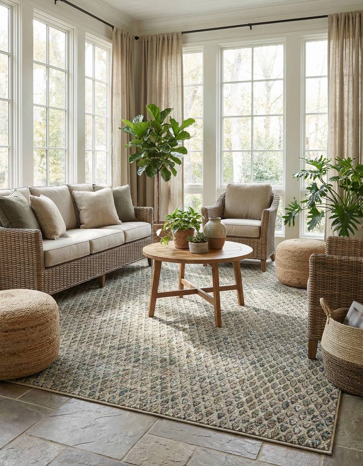 Detail image of 8' x 8' Stella Square Rug