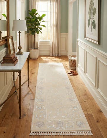 2' 9 x 9' 10 Hand Knotted Darya Wool Runner Rug