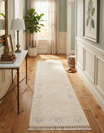 2' 9 x 9' 10 Hand Knotted Darya Wool Runner Rug