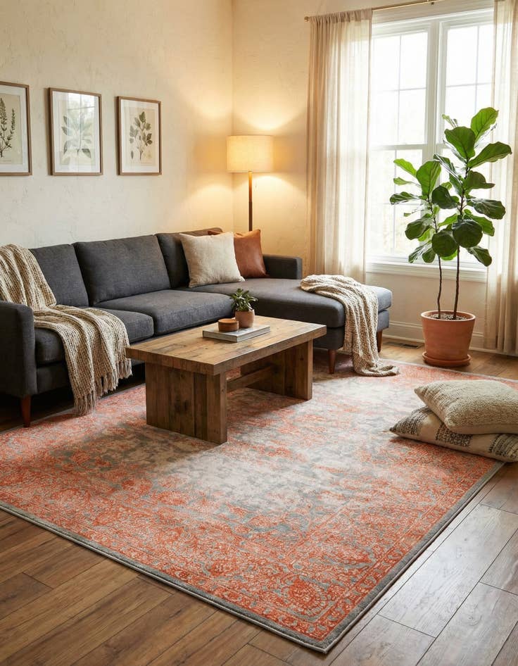 Detail image of 8' x 11' 4 New Vintage Rug