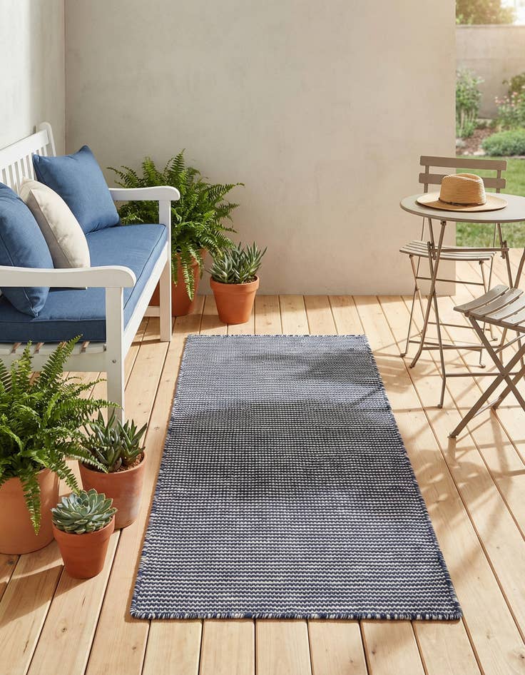 Detail image of 2' x 4' 1  Washable Jill Zarin Palm Springs Indoor / Outdoor Runner Rug