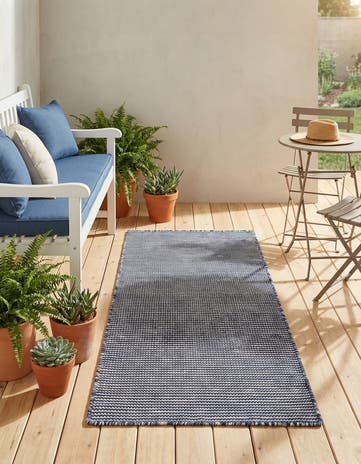2' x 4' 1 Easy-Clean Jill Zarin Palm Springs Indoor / Outdoor Runner Rug