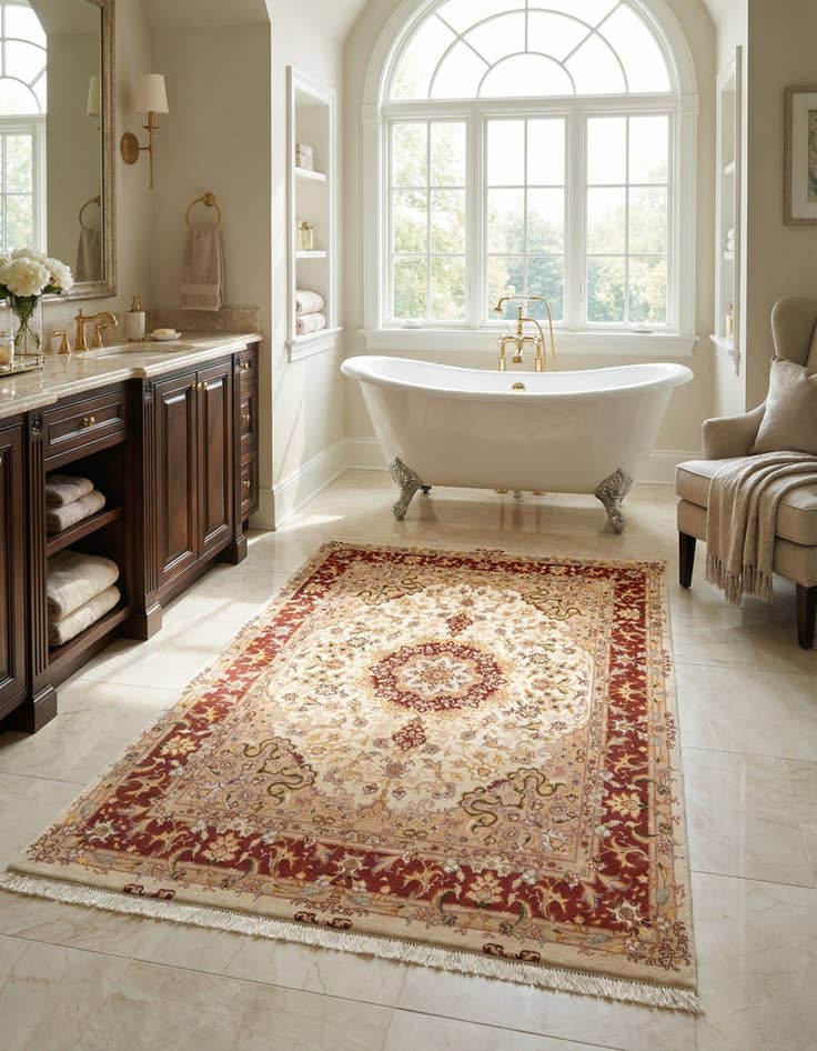 Detail image of 5' 1 x 6' 10 Tabriz Rug