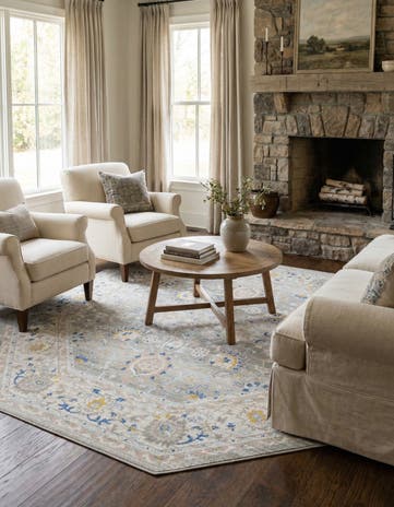 Cloud Gray Whitney Octagon Rug
