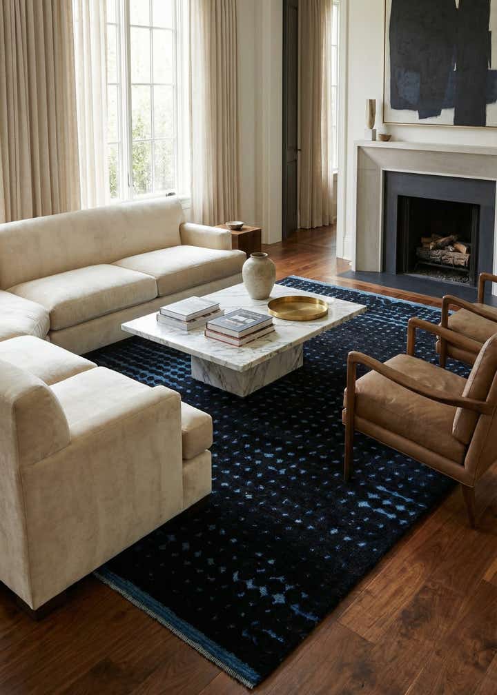 7' 9 x 10' 6 Hand Knotted Darya Wool Rug