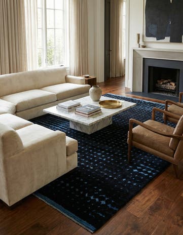 7' 9 x 10' 6 Hand Knotted Darya Wool Rug