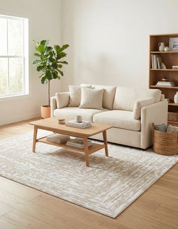 White Bone Hermitage Rug