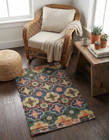 2' x 3' 1 Chenille Jute Rug