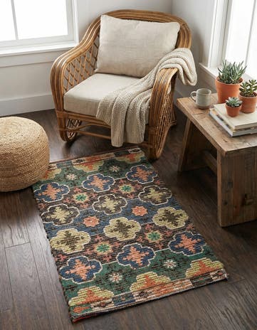 2' x 3' 1 Chenille Jute Rug
