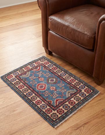 2' x 2' 9 Hand Knotted Kazak Rug
