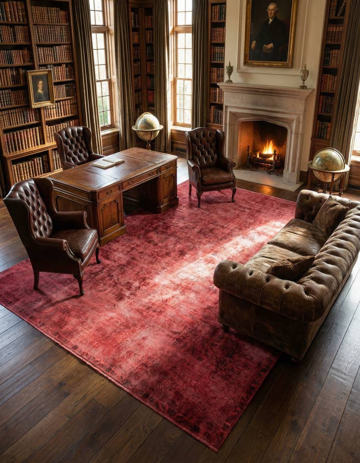 Detail image of 8' 10 x 11' 6 Vintage Royal Wool Rug