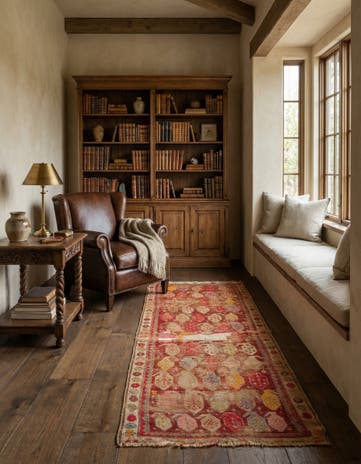 3' 3 x 6' 1 Hand Knotted Anatolian Oriental Wool Runner Rug