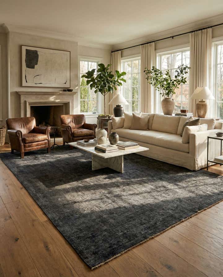 7' 4 x 10' 6 Hand Knotted Ultra Vintage Persian Wool Rug