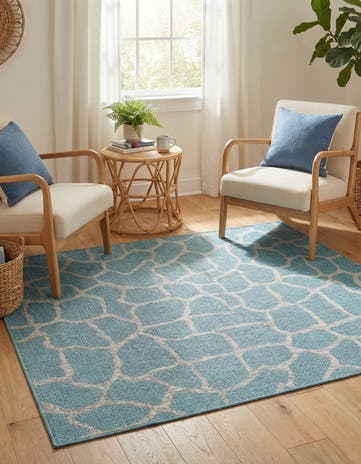 4' x 6' Easy-Clean Safari Indoor / Outdoor Rug