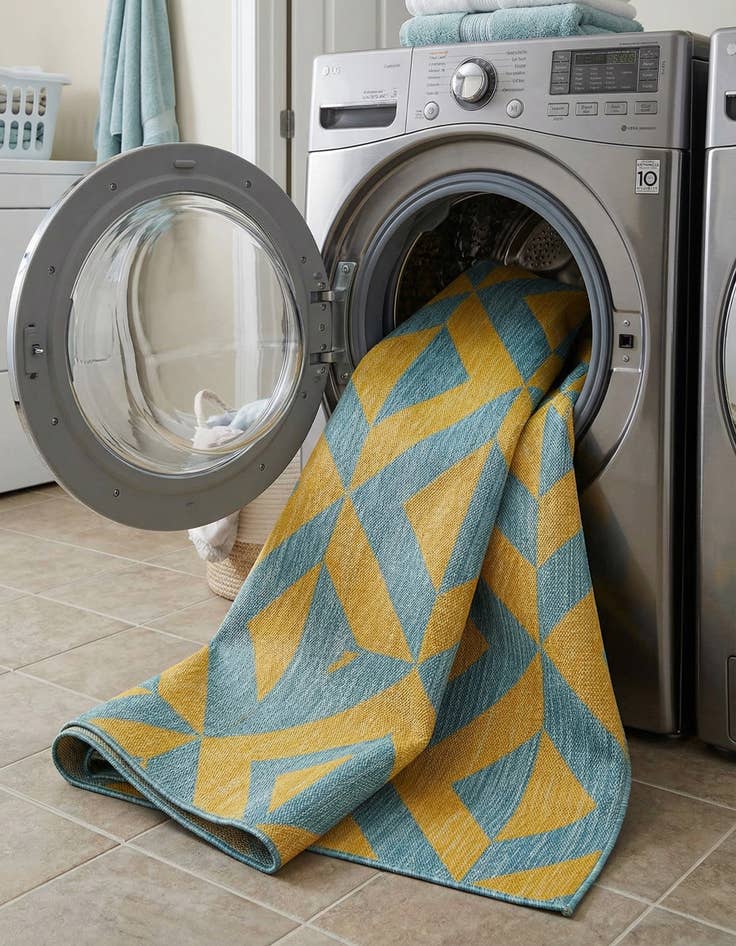 Detail image of 7' 10 x 10'  Washable Jill Zarin Napa Indoor / Outdoor Rug